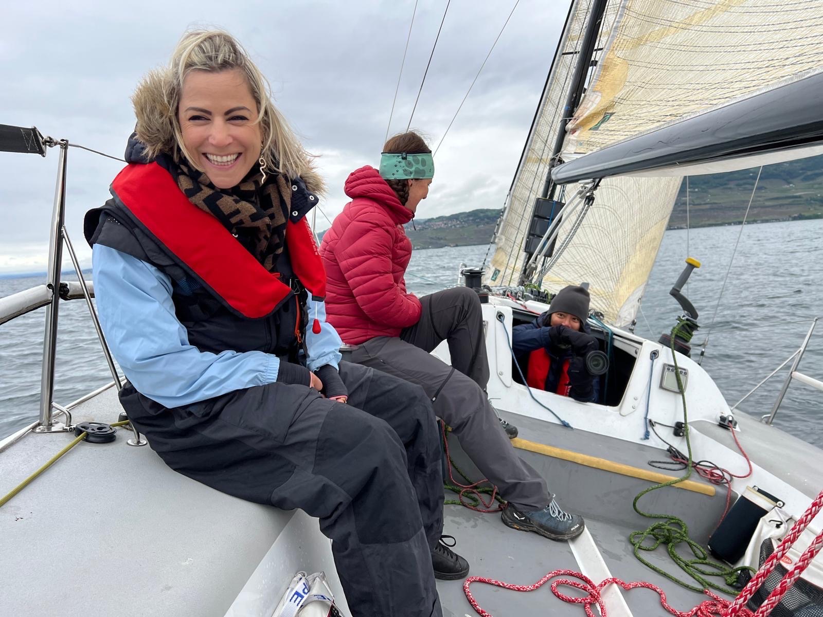 Passagère sur un voilier Sailin’Riviera